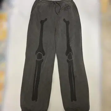 vanson 뼈 프린트 조거 팬츠 M