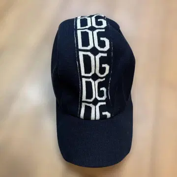 D&G 네이비 로고 니트 캡