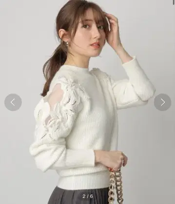 새상품급 아푸와이저 리셰 아지메 레이스 니트