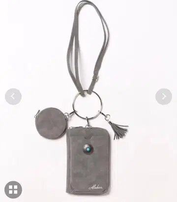 [ Kahiko ] 리어 워크 숄더 파우치 다크 그레이