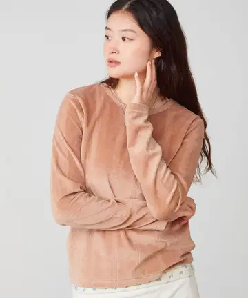 [ 대인기 아이템 ] Robert P. Miller 네이비 벨로아 롱 T