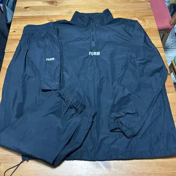 FGMM 블랙 나일론 자켓 팬츠 세트 스포츠 웨어