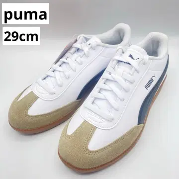 택 포함 새상품 푸마 9-T 스니커즈 화이트 블랙 29cm