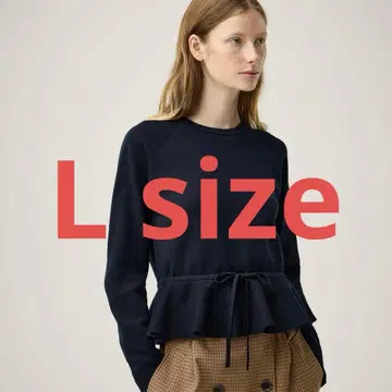 새상품 페플럼 니트 풀오버 rokh