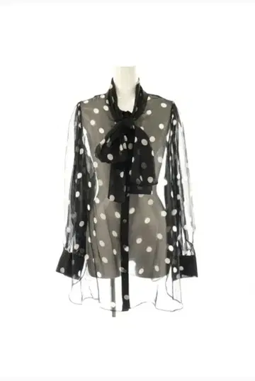 새상품급 KUMIKYOKU 쉬폰 블라우스