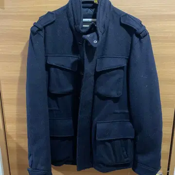 빔즈 울 피코트 48 네이비