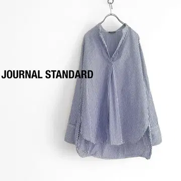 JOURNAL STANDARD 스트라이프 와이드 커프스 셔츠