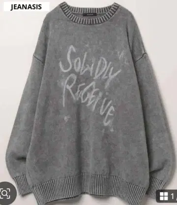 JEANASIS 로고 BIG 풀오버 니트
