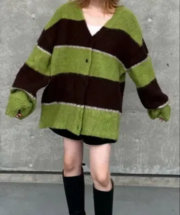 Shesame 가을 컬러 가드 그린 브라운 SS0088