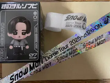 Snow Man Dome Tour 은색 테이프 낙하물 소프트 비닐