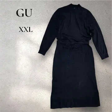 [ GU ] 니트 원피스 롱 원피스 빅 사이즈 XXL