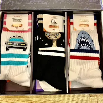 새상품 JIMMY LION 영화 캐릭터 삭스 3켤레 약 23-26cm