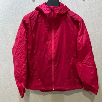 LLBean 빨간색 후드 부착 마운틴 파카
