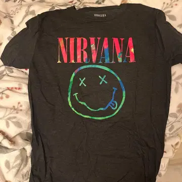 NIRVANA 그래픽 T셔츠 L 사이즈 그레이