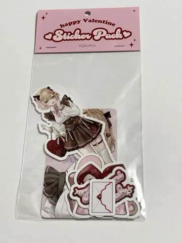 VGGC 브이스포 쿠루미노아 발렌타인 스티커 팩