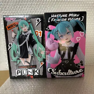 [ 미개봉 새상품 ] 하츠네 미쿠 Fashion 피규어 펑크 서브컬처