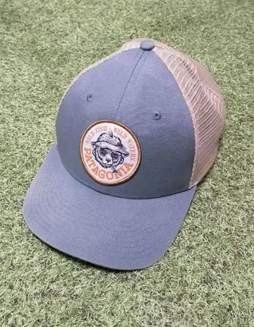 레어 PATAGONIA 파타고니아 메쉬 캡 그레이/베이지