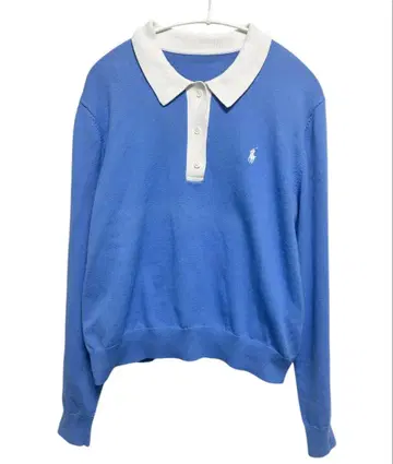 랄프 로렌 RLX 여성용 니트 M 블루