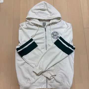 GAP 풀 집업 후드티 L 사이즈 화이트