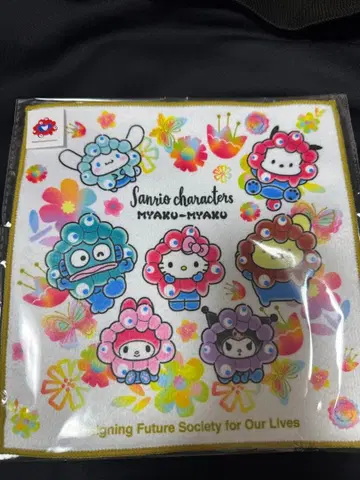 EXPO2025 간사이 박람회 먁먁 산리오 변신 손수건