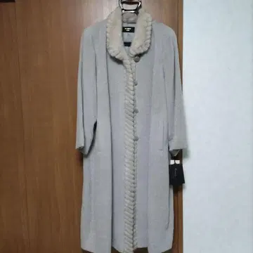 CRESENDO MORE 프리 사이즈 롱 코트 알파카 60% 미사용