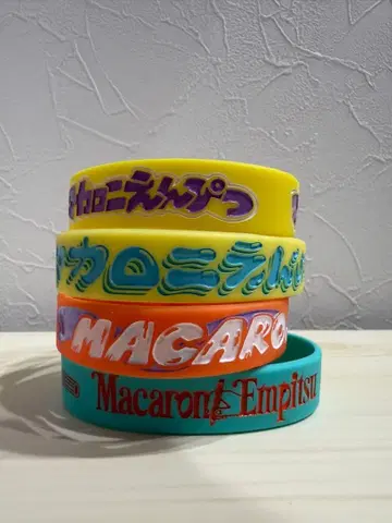 마카로니 연필 러버 밴드 4개 세트
