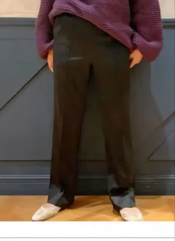 IENA LA BOUCLE 울 이지 새틴 슬랙스