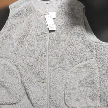 라이트 보아 플리스 베스트 유니클로