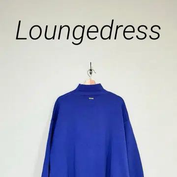 Loungedress 라운지 드레스 니트 스웨터 고급 블루 F 파랑