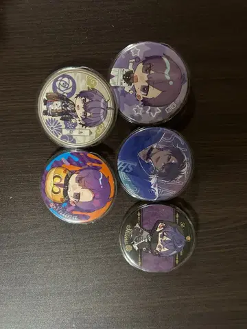 우라시마사카타센 시마 캔뱃지 5개 세트