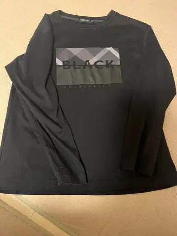 BLACK LABEL M 사이즈 그래픽 T셔츠