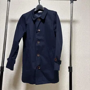 Heavy Days 네이비 스텐카라 코트