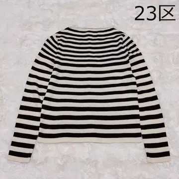 23구 [ 32 ] 보더 니트탑 스웨터 모 100% 손세탁 가능