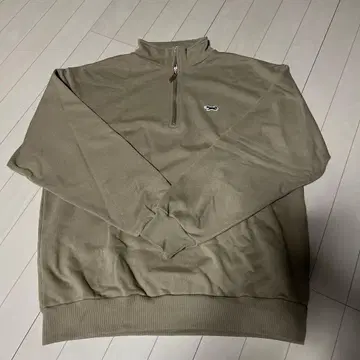 TOWNCRAFT 하프 지퍼 트레이닝복 베이지