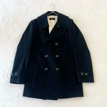 TOMORROWLAND BLUE WORK 피코트 캐시미어 혼방 네이비 M