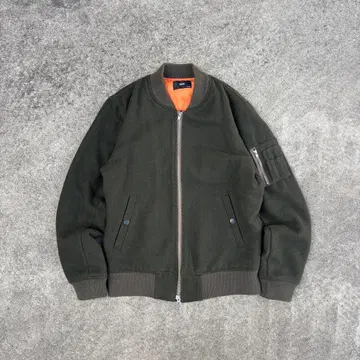 00's vintage MA-1 울 블루종 시티 보이 아메카지