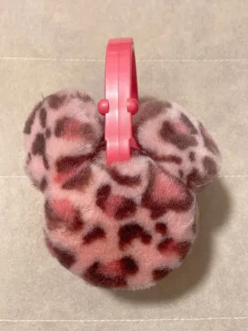 [ 도쿄 디즈니 리조트 한정판 ] 미니 표범 무늬 귀도리/이어햇