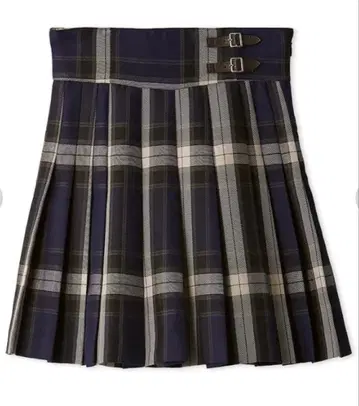 SNIDEL 체크 무늬 플리츠 스커트 쇼츠