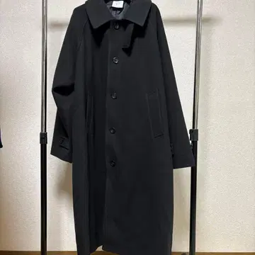 블랙 스텐카라 코트