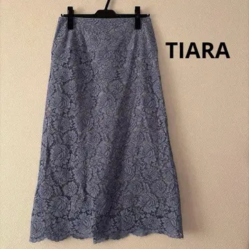 티아라 레이스 타이트 스커트