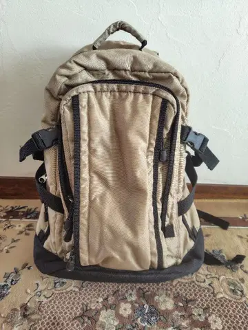 올드 유니클로 럭색 베이지