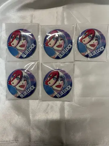 블루 록 효리 요 트레이딩 유카타 캔뱃지 5개 세트