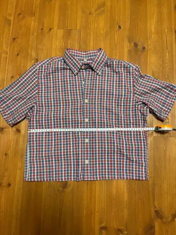Smart Standard 반팔 체크 셔츠 L 사이즈