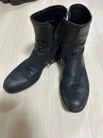 라운지 리자드 리얼 가죽 부츠 천연 가죽 사이즈 40 일본제 드레스 가죽