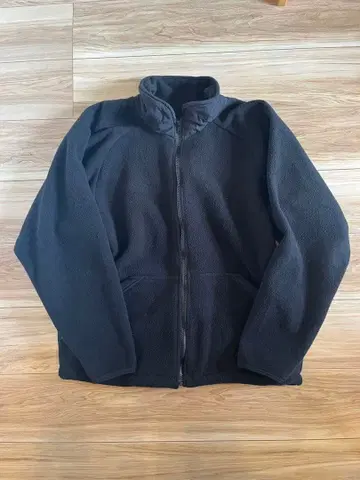 UNITED 블랙 플리스 자켓 M