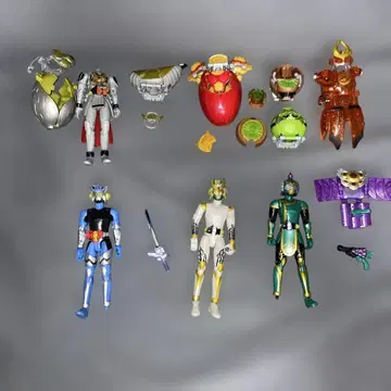 가면라이더 가이무 피규어 세트