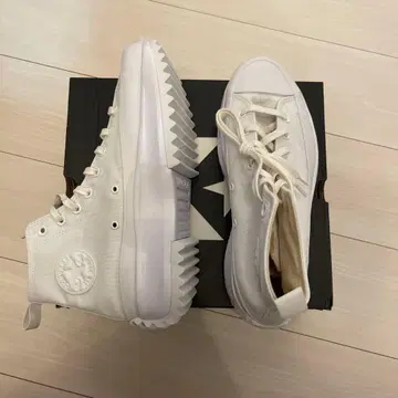 레어 ] Converse 런스타 하이크 트리플 화이트 27cm