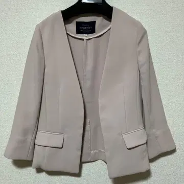 JUSGLITTY 노카라 자켓 핑크 사이즈 1