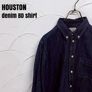 HOUSTON/휴스턴 긴팔 BD 데님 셔츠