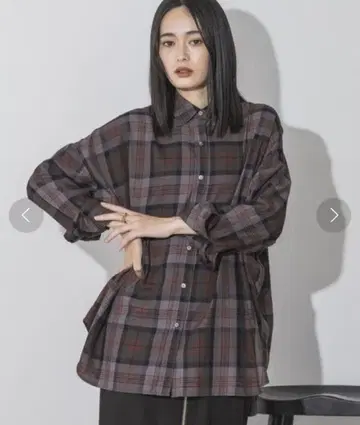 지나시스 모듬 체크 셔츠 LS